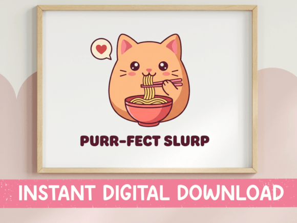 Purr-fect Slurp SVG